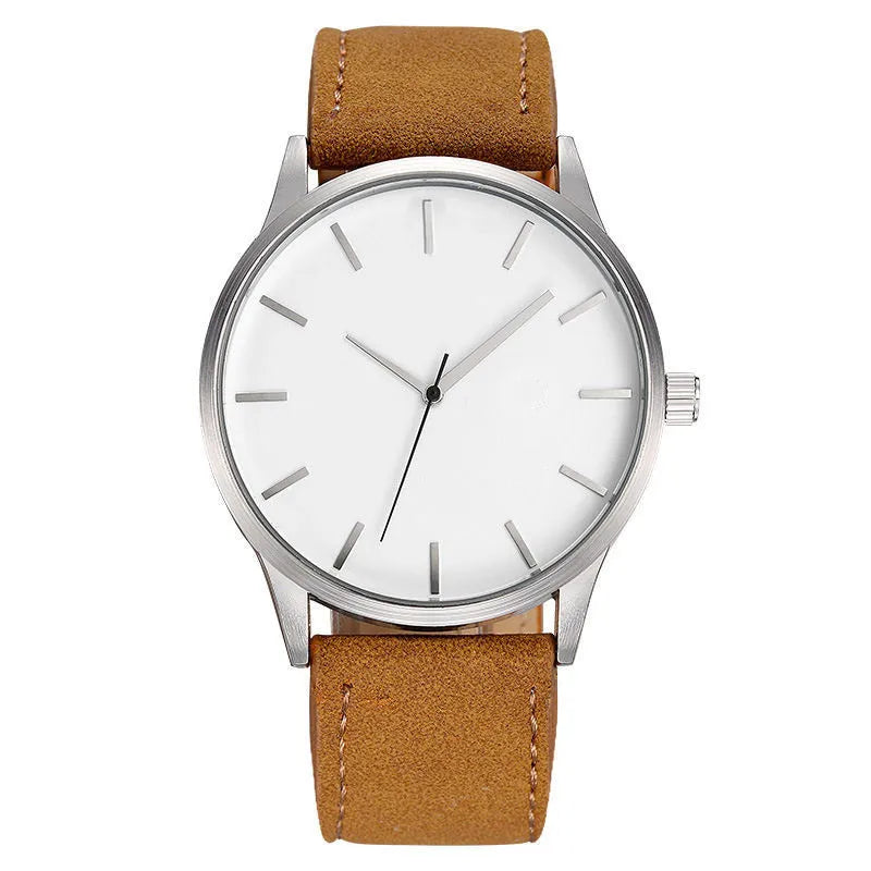 Men’s Quartz Watch – Leather Band, Fashionable Casual Design, Perfect for Sports & Everyday Style