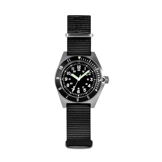 QM ‘Vietnam’ Military Men’s Watch – 300M Diver, US Special Forces Inspired, C3 Luminous, Logo-Free Design