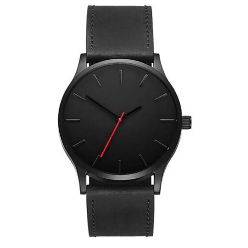 Men’s Quartz Watch – Leather Band, Fashionable Casual Design, Perfect for Sports & Everyday Style