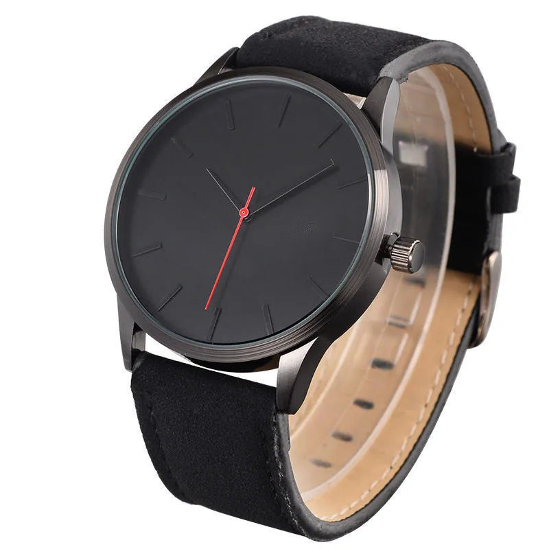 Men’s Quartz Watch – Leather Band, Fashionable Casual Design, Perfect for Sports & Everyday Style