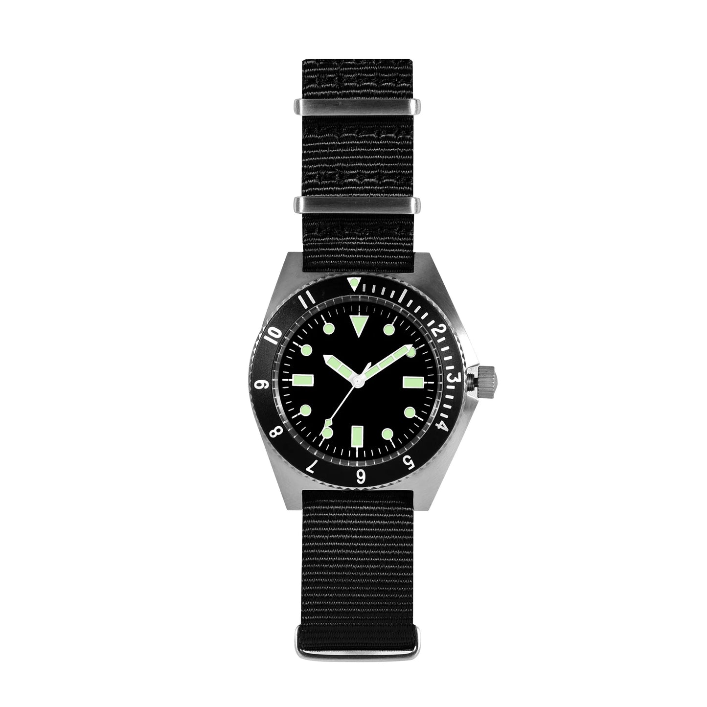 QM Men’s Military Watch – 300M Diver, UDT Army Design, C3 Luminous, VH31 Movement, Logo-Free